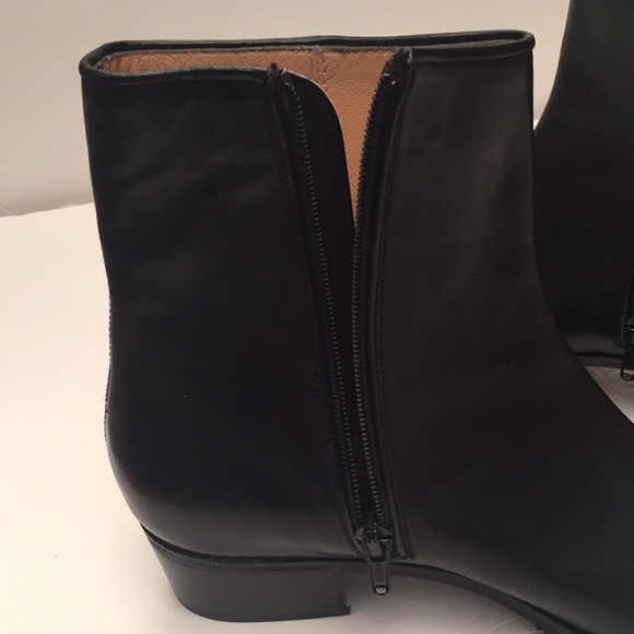 Gravati Cortona Black Leather Ankle Boots Booties - Picture 11 of 16